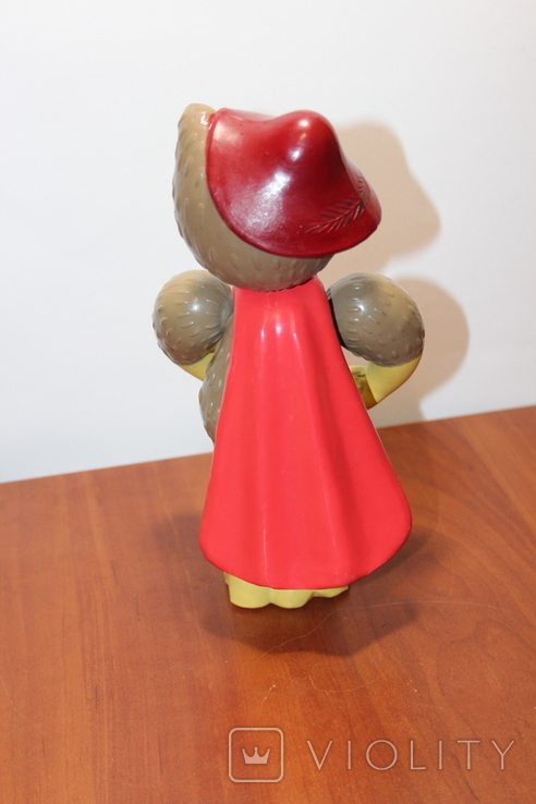 Кот в сапогах целлулоид 24 см игрушка кукла СССР, фото №5