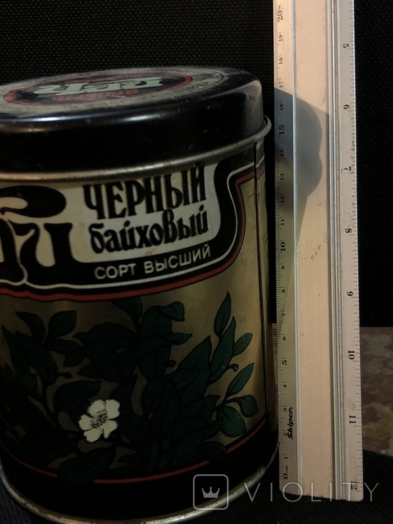 Large tin can of 600 grams. USSR. Indian black tea, photo number 3