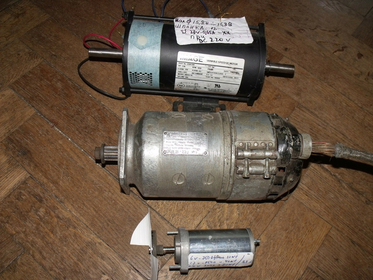 Мотор генератор постоянного тока 2,84  л. с Американский, фото №4