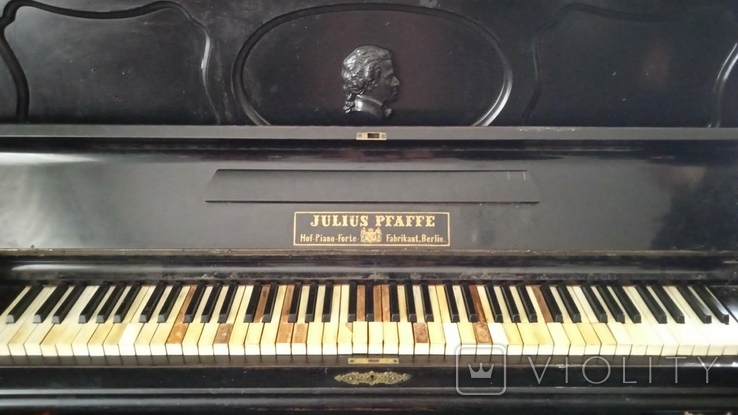 Німецьке піаніно Julius pfaffe 1876р., фото №4