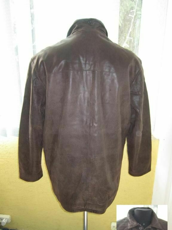 Большая мужская кожаная куртка  Echtes Leder. Германия. 64р. Лот 987, фото №4