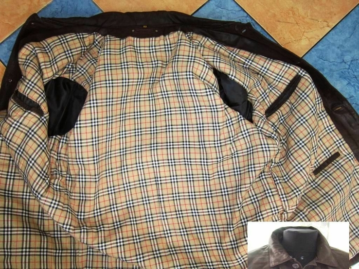Большая мужская кожаная куртка  Echtes Leder. Германия. 64р. Лот 987, фото №6