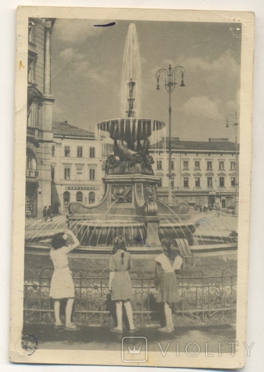 Львів фонтан на площі Міцкевича, фото №2