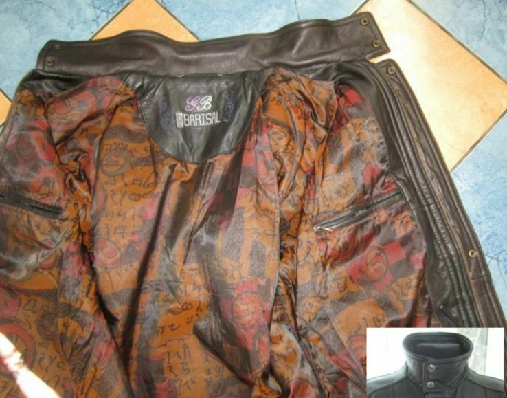 Большая кожаная мужская куртка Barisal.  Лот 989, numer zdjęcia 5