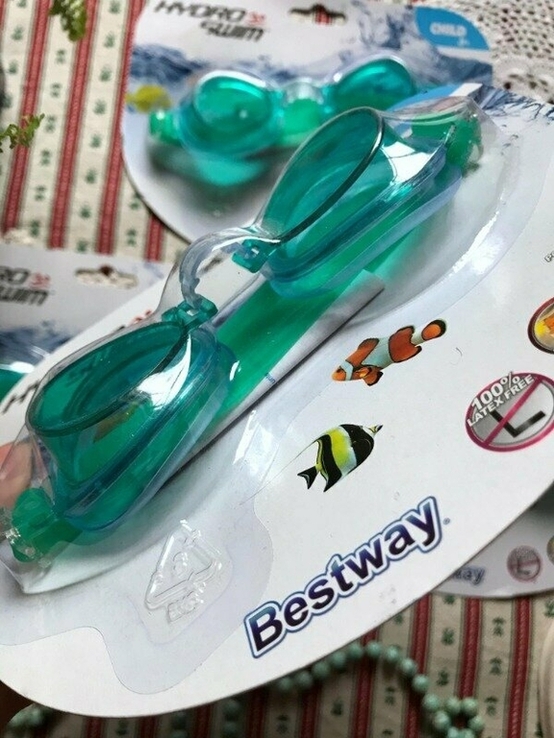 Новые детские очки для плавания Bestway, numer zdjęcia 4
