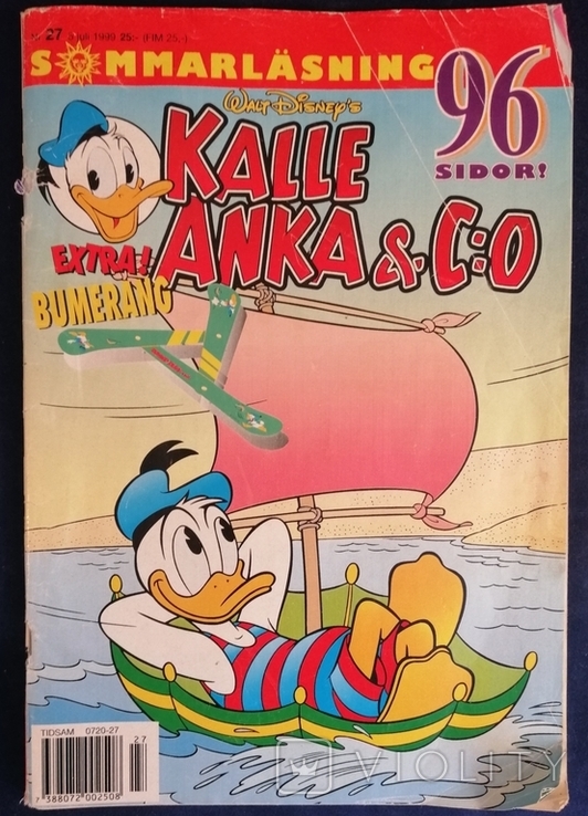 Comic book in Swedish. Walt Disney Stories 1999., photo number 2