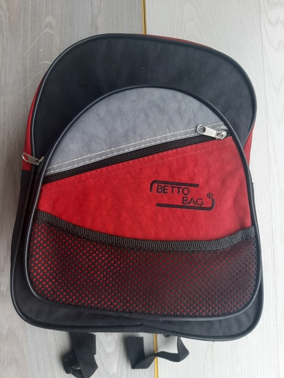 Крепкий детский рюкзак (красный), фото №2