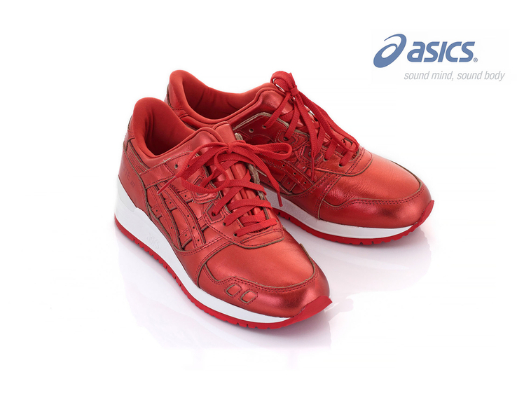 Кроссовки Asics Gel Lyte III Classic Red Metallic из США., фото №11