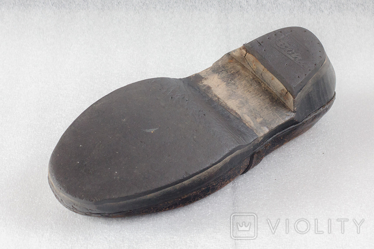 Старинная обувь сабо, на цельной деревянной подошве. Европа., фото №13