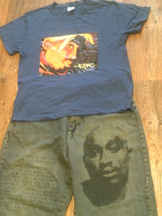 Макавели Mens Tupac Shakur - джинсы + футболка, photo number 2