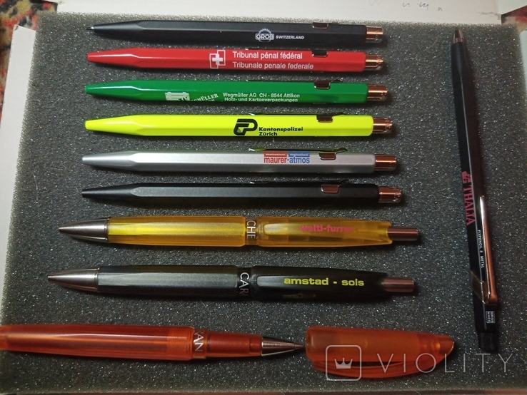 CARAN D'ACHE набор ручок + автоматичний олівець, фото №5