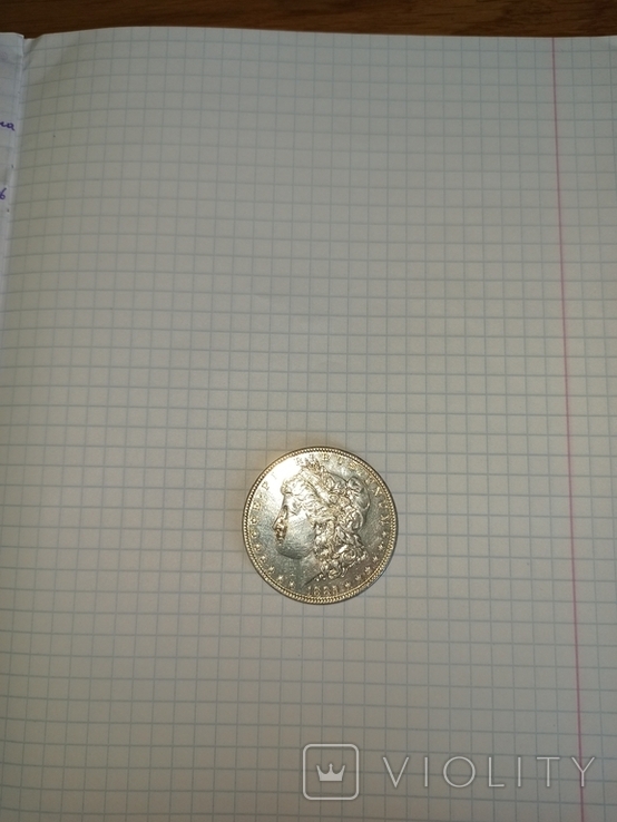 США 1 долар, 1885, фото №2