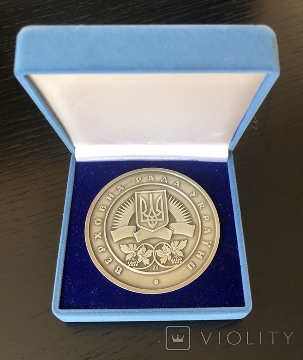Медаль нбу монетний двір Верховна Рада України, фото №4