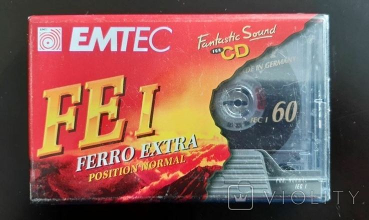 Касета EMTEC FE I 60 (Release year: 1997)