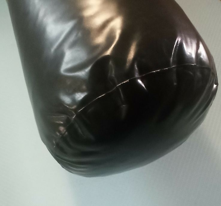 Продам боксерскую грушу, мешок. ПВХ. Качественный. 125*35см. 50-60 кг, фото №8