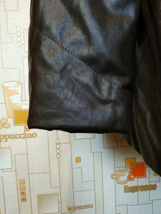 Куртка утепленная DELMOD Германия эко кожа p-p 46(прибл. XXL-XXXL)(состояние!), фото №6