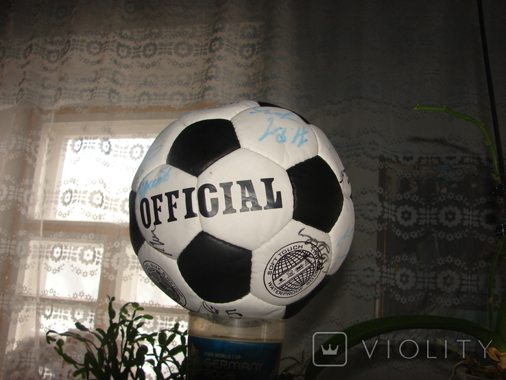 Dynamo-Dnipro,Autographed soccer ball, photo number 4