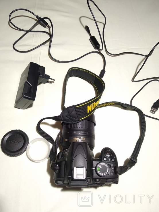 Фотоапарат Nikon D 3100 + об'єктив + рюкзак + бленда (в новому стані), фото №6