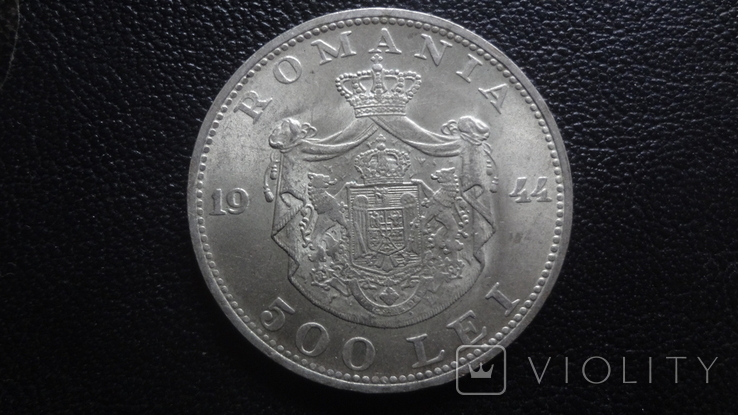 500 лей 1944 Румыния серебро (G.4.3), фото №2