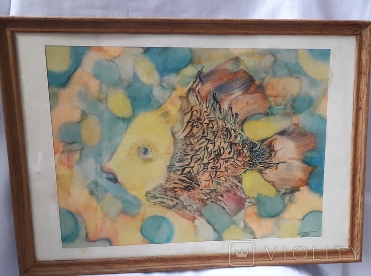 Картина "Рыба-вихрь" (48*34), фото №2