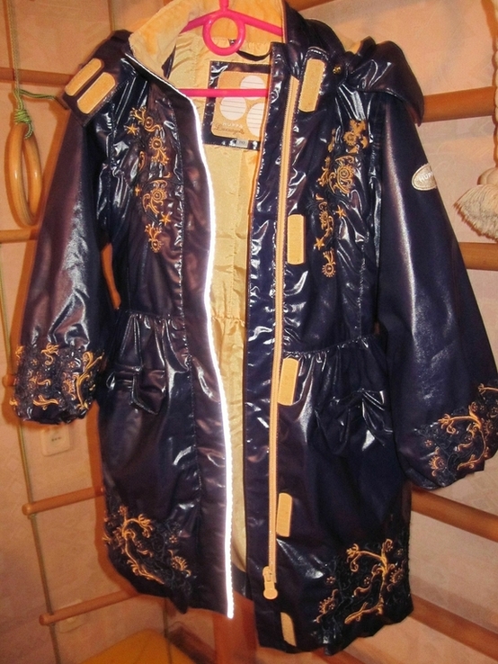 Пальто девочке демисезонное р.110см HUPPA, фото №3