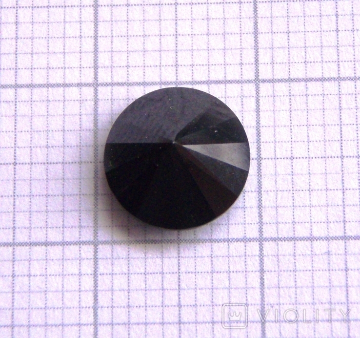 Чёрный Муассанит (чёрный бриллиант) 2.52 карат, фото №4