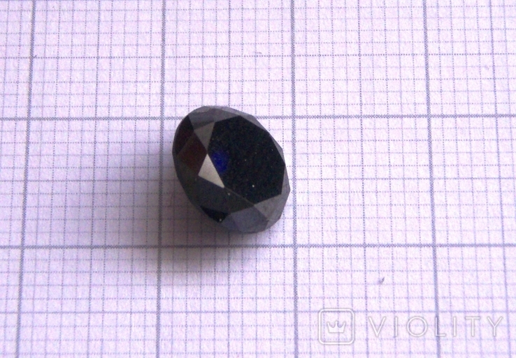 Чёрный Муассанит (чёрный бриллиант) 3.59 карат, фото №4