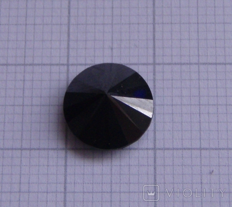 Чёрный Муассанит (чёрный бриллиант) 3.59 карат, фото №5