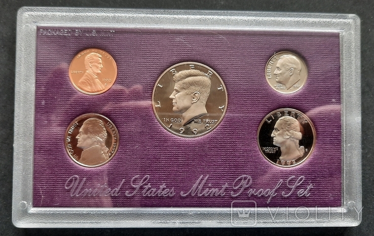 United States. Set 1992. 5 coins., photo number 2