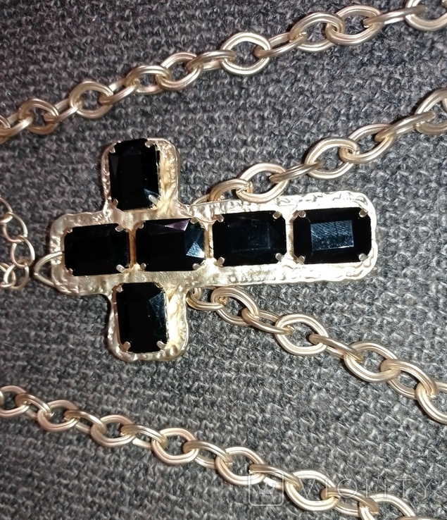 Два біжутерні металеві хрести., фото №7