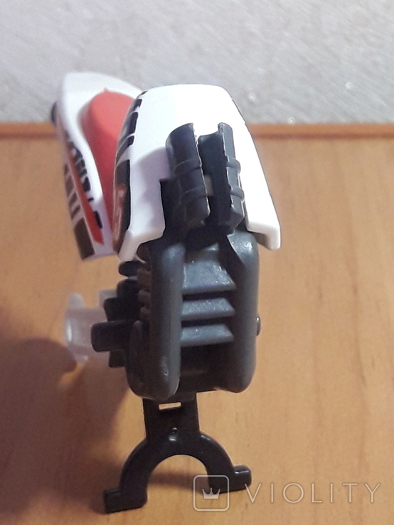 Рама Playmobil с подвижным задним аммортизатором, двигатель, задняя подвеска на запчасти, фото №8