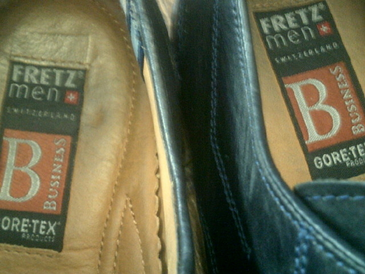 Fretz men business Gore-Tex (Швейцария) - кожаные туфли разм.43,5, фото №8