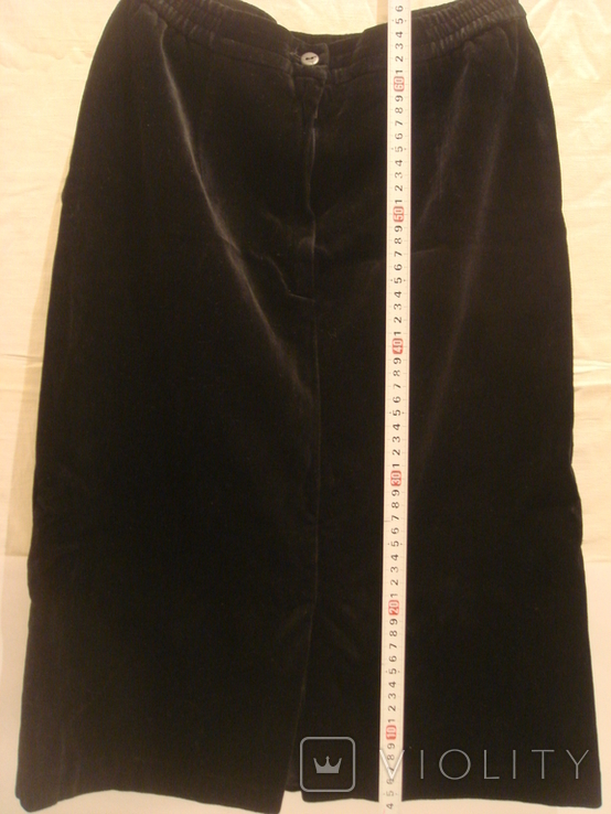Vintage women's set.Vest + skirt.Velour.USSR., photo number 6