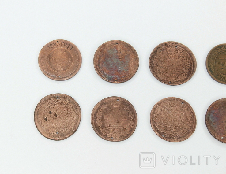 МОНЕТА Монеты 9 штук 1883 г. 1812 г..., фото №5