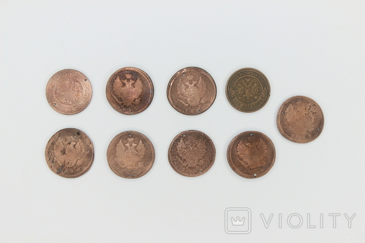 МОНЕТА Монеты 9 штук 1883 г. 1812 г..., фото №7