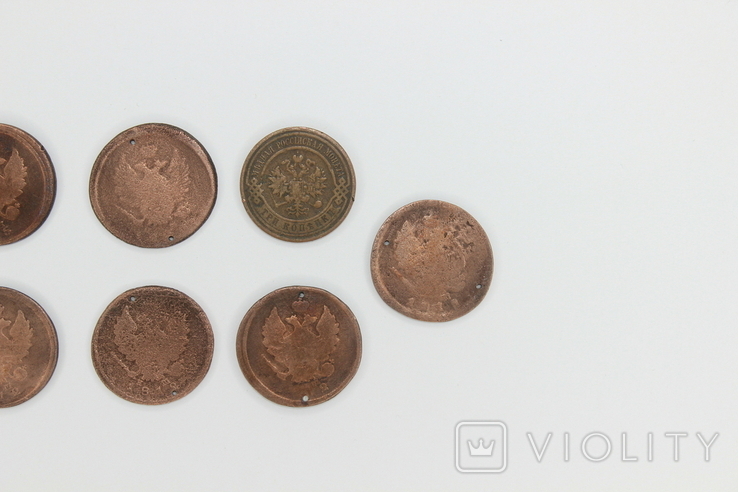 МОНЕТА Монеты 9 штук 1883 г. 1812 г..., фото №10