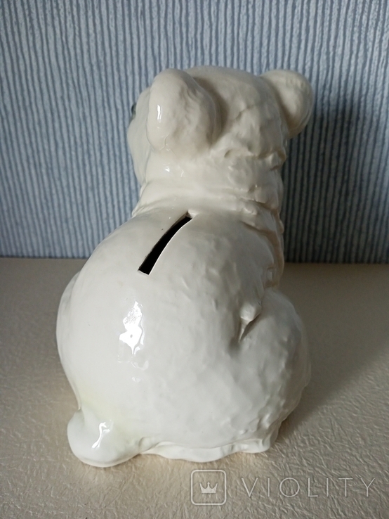 Статуэтка-копилка фарфоровая"Белый медведь" Goebel. Германия, фото №5