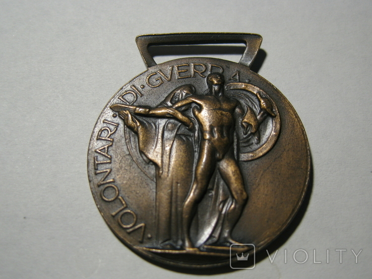 Медаль Волонтеров войны в Испании. Италия, фото №3