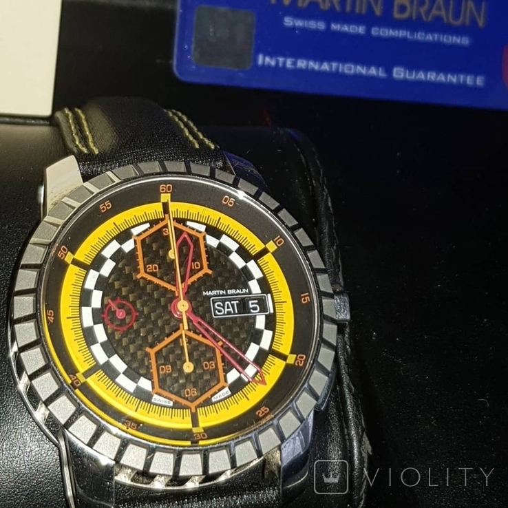 Швейцарские мужские часы Martin Braun Benzol, фото №3