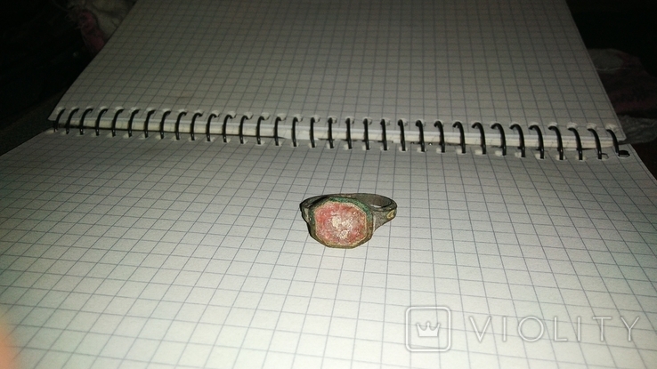 Перстень печать в сольвычегодских эмалях., фото №6