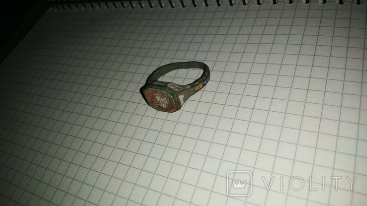 Перстень печать в сольвычегодских эмалях., фото №7