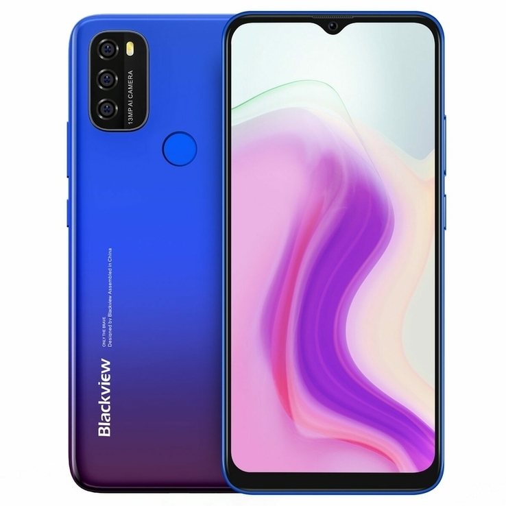 Blackview A70 Blue 3/32Gb 5380 мАч Android 11 + БАМПЕР