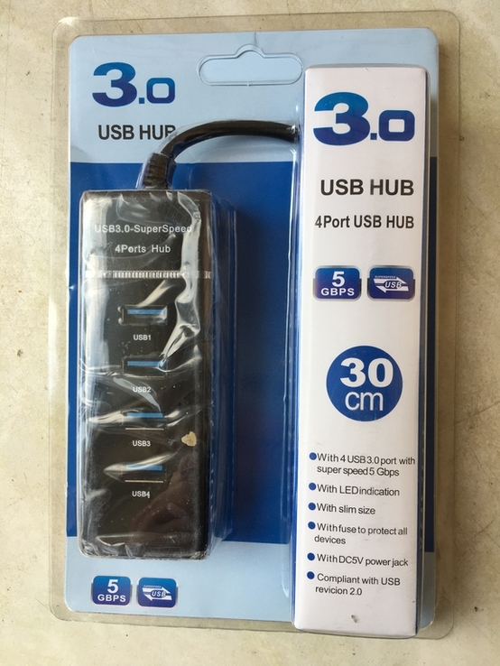 Переходник USB 4 гнезда, photo number 2