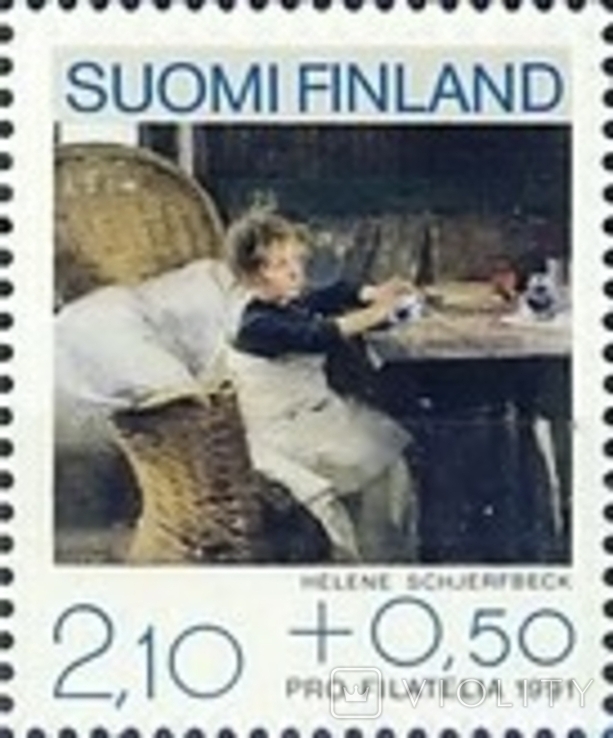 Финляндия 1991 живопись, фото №2