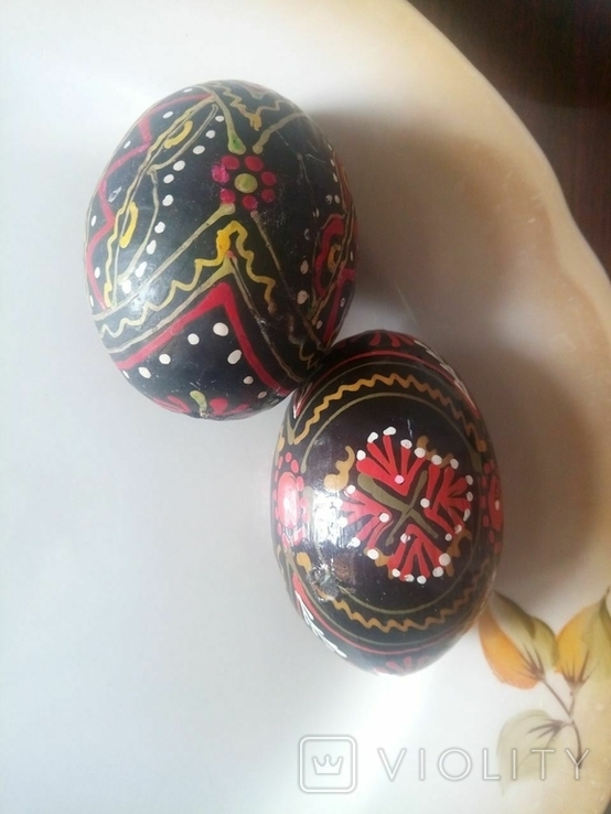 Две писанки (пасхальные яйца), фото №2