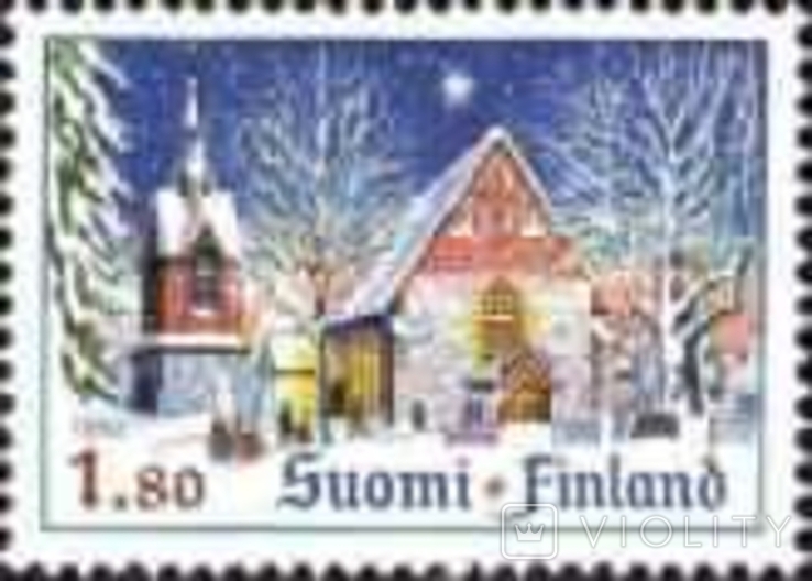 Финляндия 1992 Рождество, фото №2