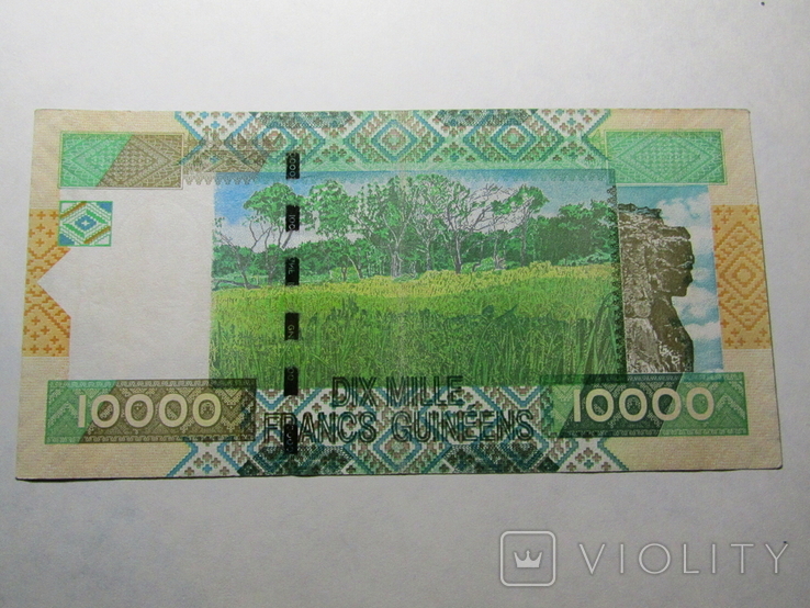 Гвінея 10000 Francs 2007, фото №6