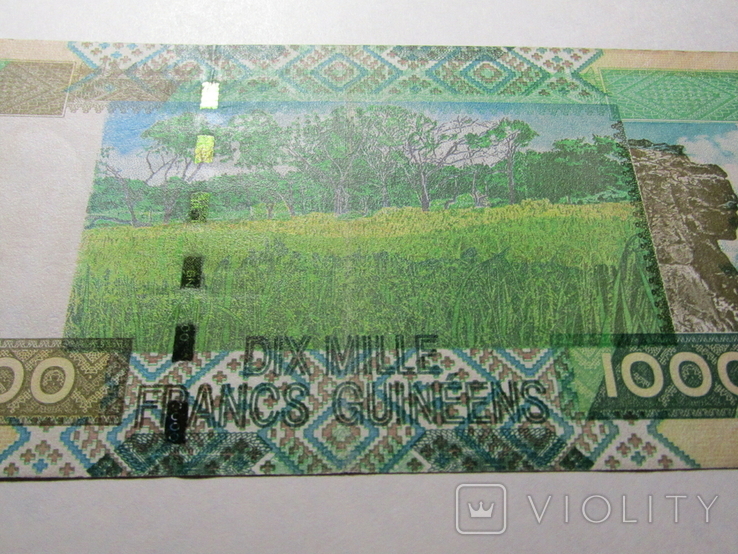 Гвінея 10000 Francs 2007, фото №11