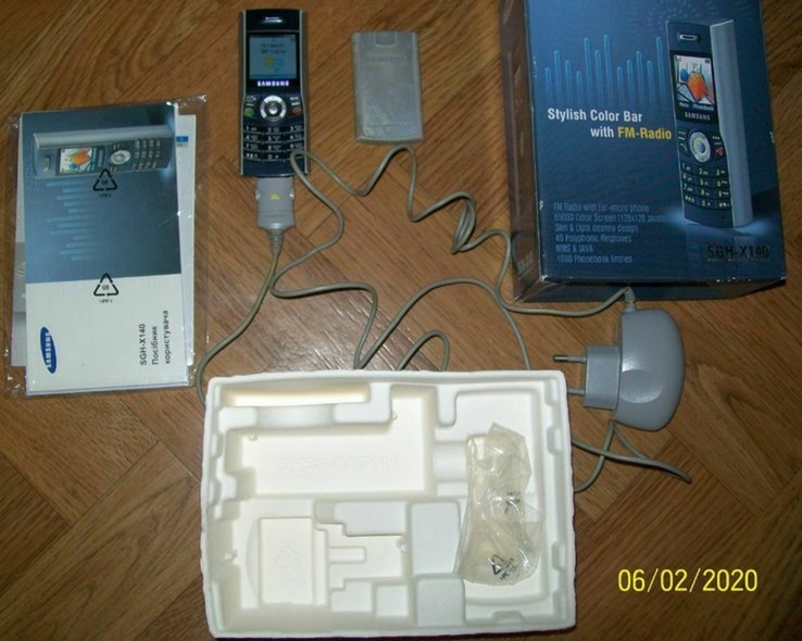 Мобильный телефон Samsung SGH - X 140 Б/У. Корея. с 2 ак., фото №3