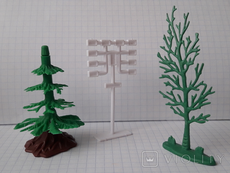 Для ландшафта, ёлка, дерево, столб с сигнальными фонарями, фото №2